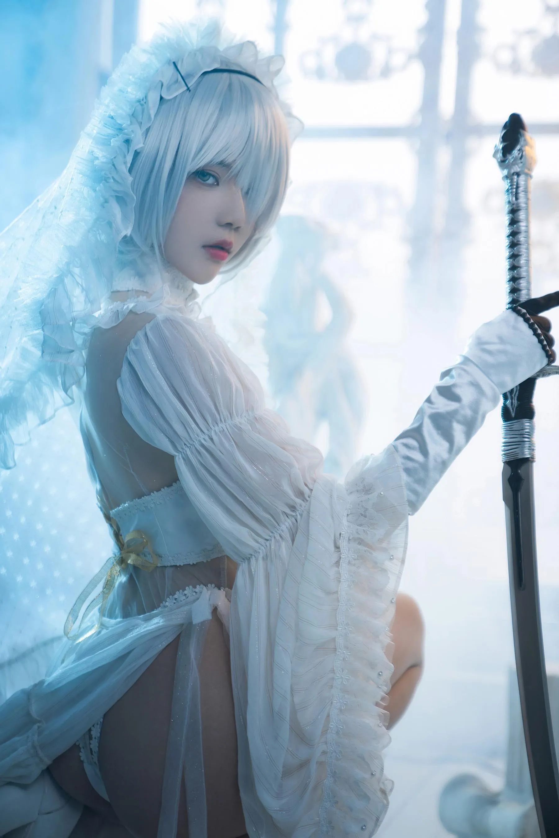 桜桃喵 – NO.160 2b花嫁 [69P]插图1